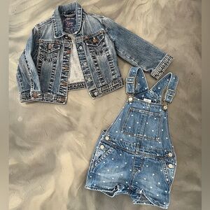 Gap Denim Jacket and Overalls - Set of 2